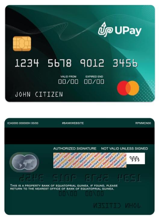Equatorial Guinea UPay card